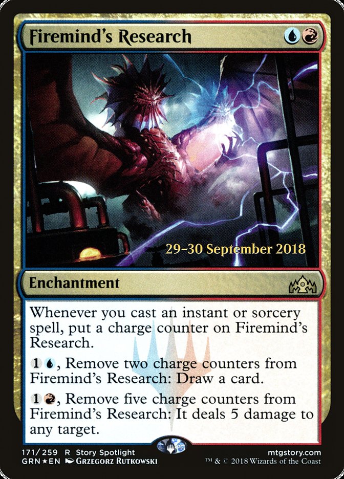 Firemind's Research [Guilds of Ravnica Prerelease Promos] | The CG Realm