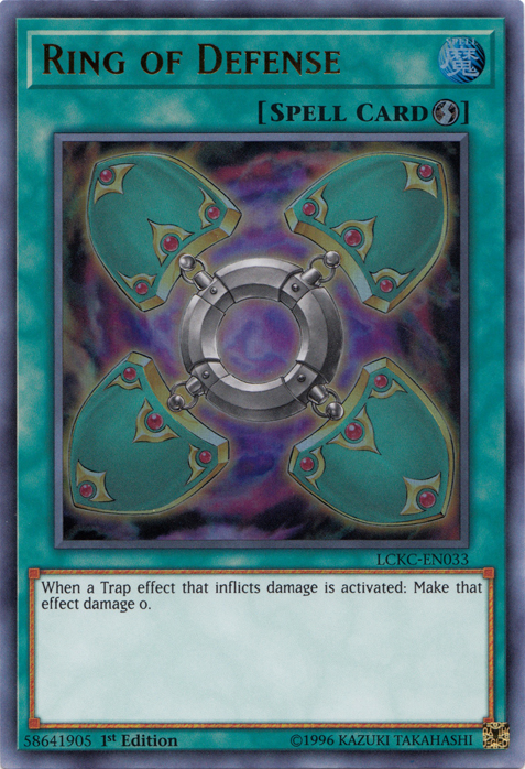 Ring of Defense [LCKC-EN033] Ultra Rare | The CG Realm