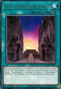 Hidden Temples of Necrovalley [MAGO-EN087] Rare | The CG Realm