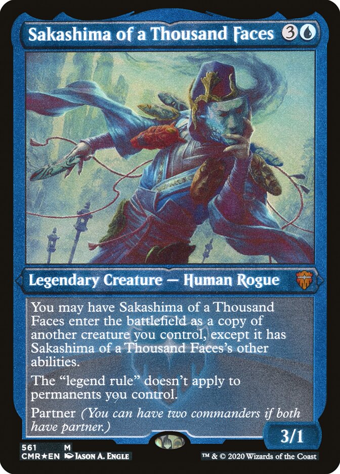 Sakashima of a Thousand Faces (Etched) [Commander Legends] | The CG Realm