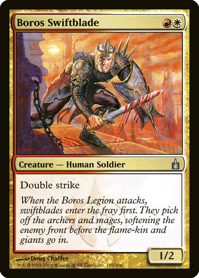 Boros Swiftblade [Ravnica: City of Guilds] | The CG Realm