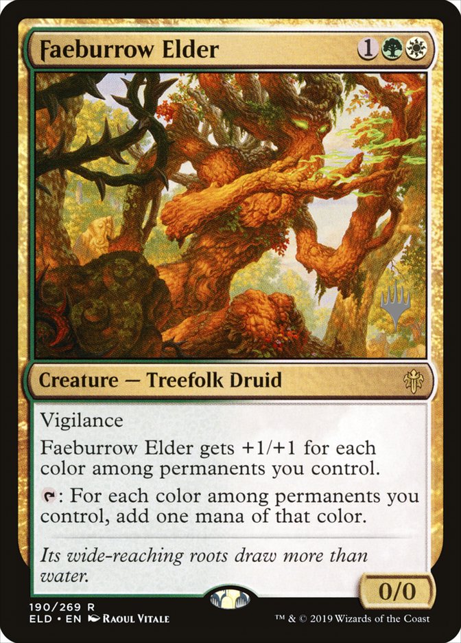 Faeburrow Elder (Promo Pack) [Throne of Eldraine Promos] | The CG Realm