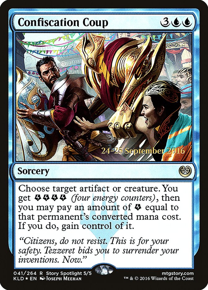 Confiscation Coup [Kaladesh Prerelease Promos] | The CG Realm