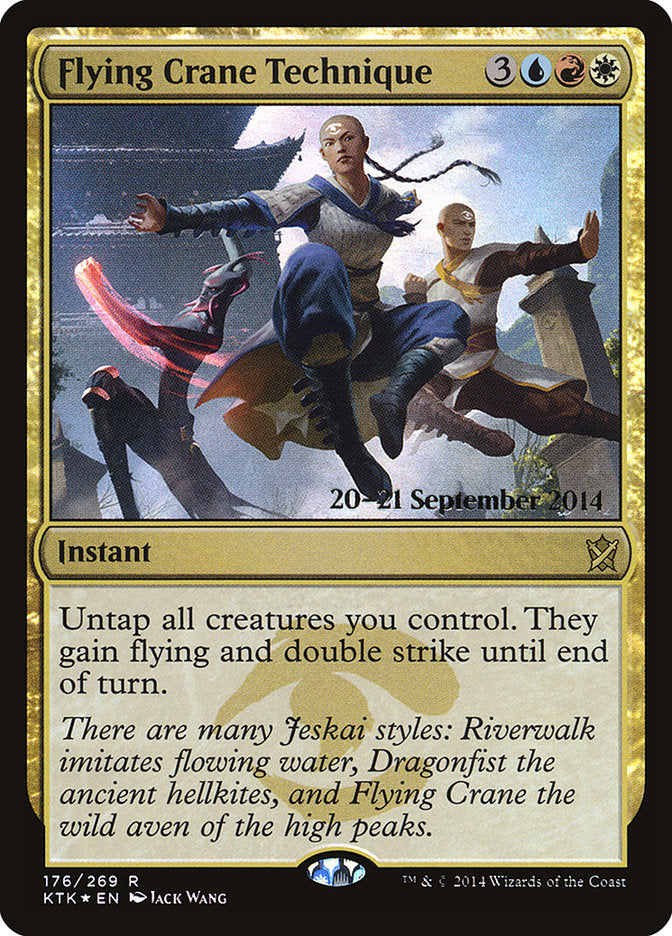 Flying Crane Technique [Khans of Tarkir Prerelease Promos] | The CG Realm