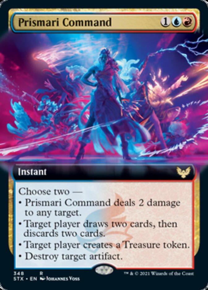 Prismari Command (Extended Art) [Strixhaven: School of Mages] | The CG Realm