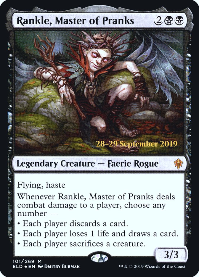 Rankle, Master of Pranks [Throne of Eldraine Prerelease Promos] | The CG Realm