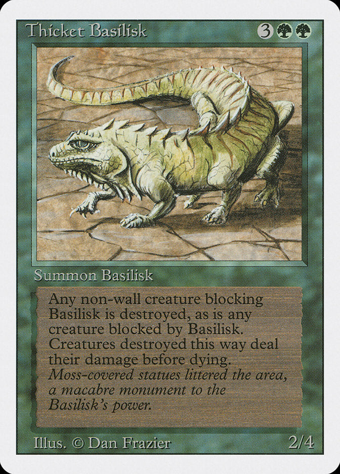 Thicket Basilisk [Revised Edition] | The CG Realm