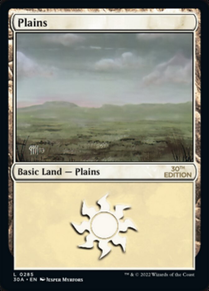 Plains (285) (30A-285) - 30th Anniversary Edition
