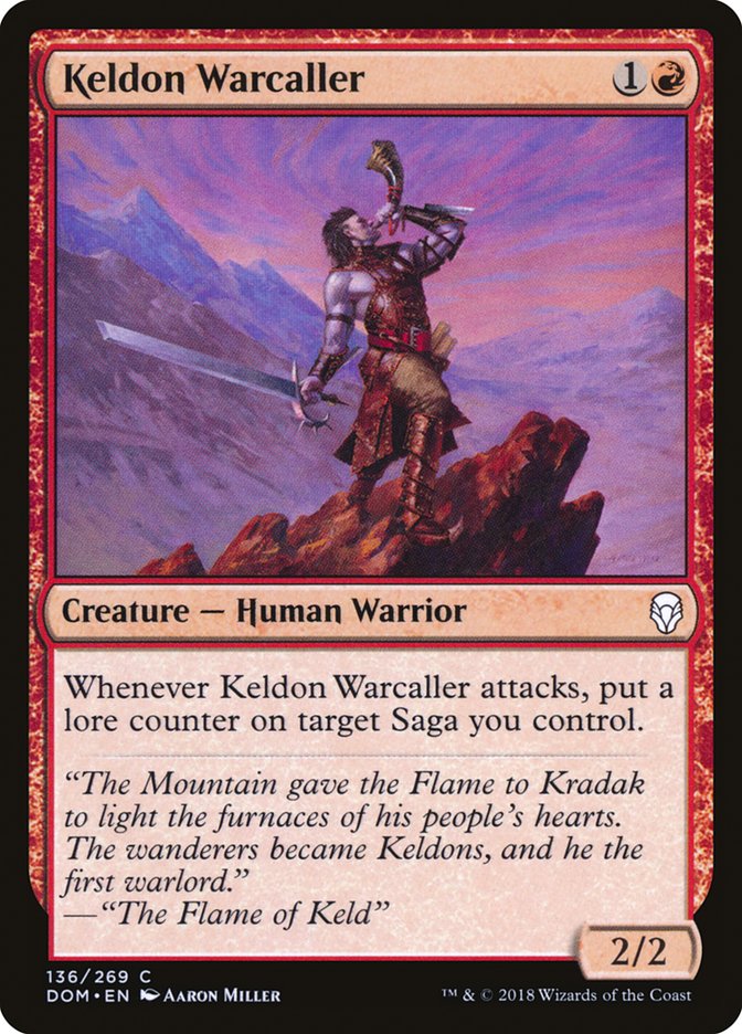 Keldon Warcaller [Dominaria] | The CG Realm