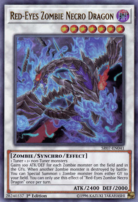 Red-Eyes Zombie Necro Dragon [SR07-EN041] Ultra Rare | The CG Realm