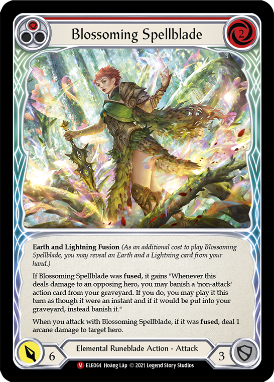 Blossoming Spellblade [ELE064] (Tales of Aria)  1st Edition Normal | The CG Realm