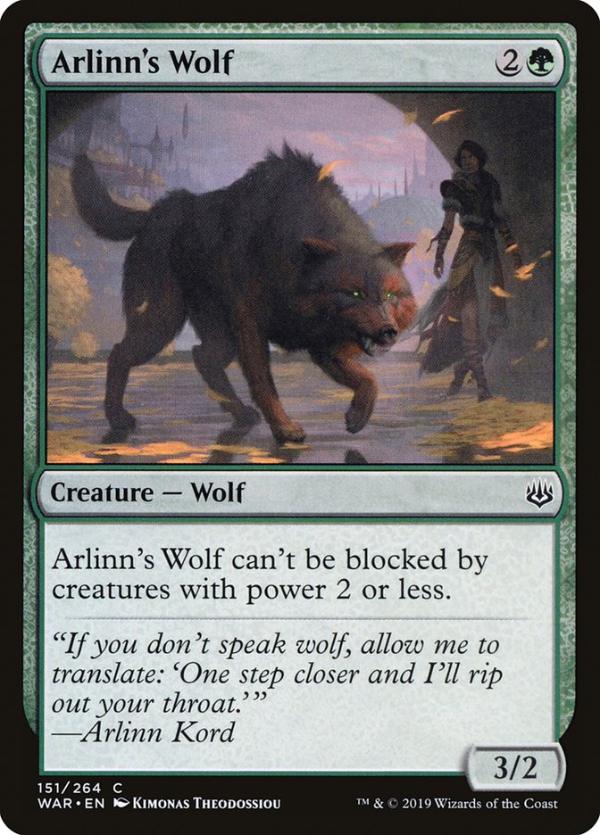 Arlinn's Wolf [War of the Spark] | The CG Realm
