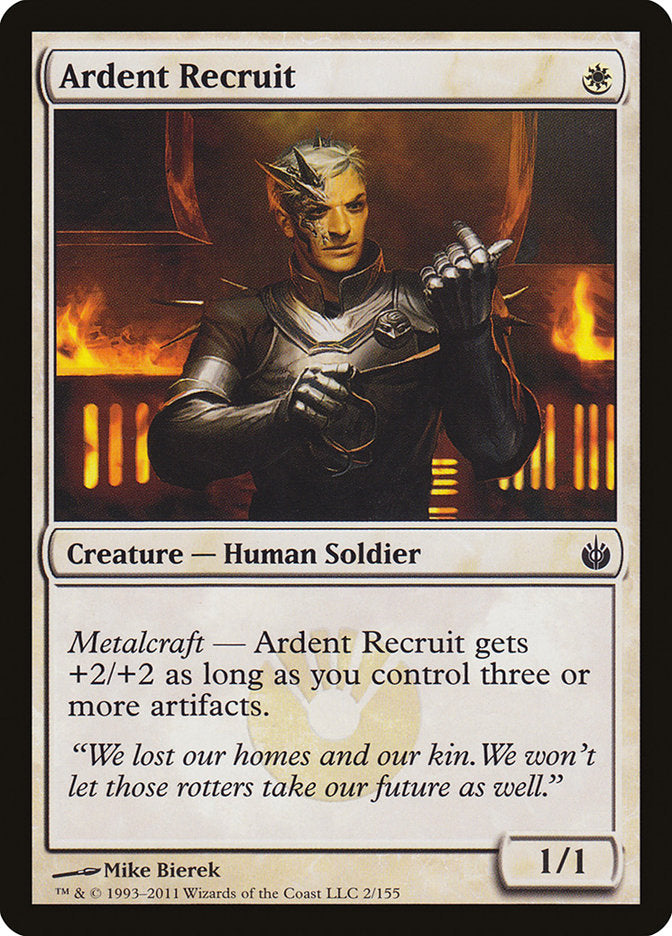 Ardent Recruit [Mirrodin Besieged] | The CG Realm