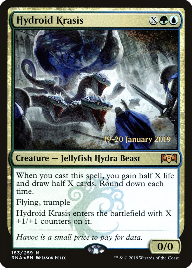 Hydroid Krasis [Ravnica Allegiance Prerelease Promos] | The CG Realm