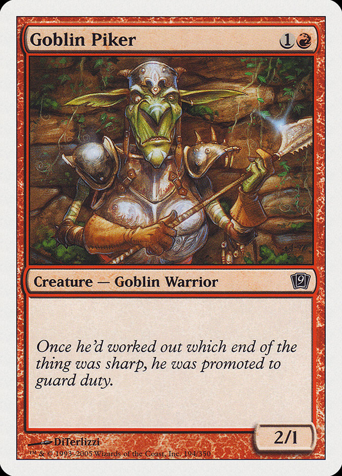 Goblin Piker [Ninth Edition] | The CG Realm