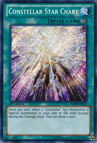 Constellar Star Chart [HA07-EN027] Secret Rare | The CG Realm