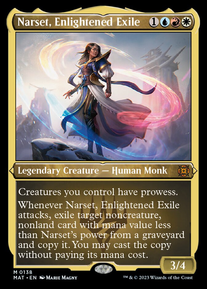 Narset, Enlightened Exile (Foil Etched) [March of the Machine: The Aftermath] | The CG Realm