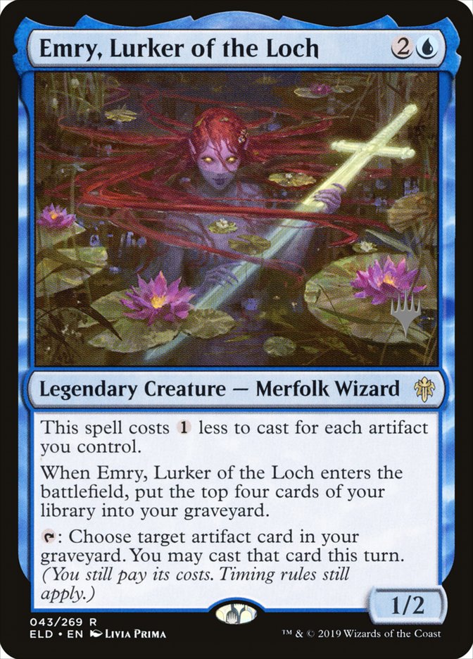 Emry, Lurker of the Loch (Promo Pack) [Throne of Eldraine Promos] | The CG Realm