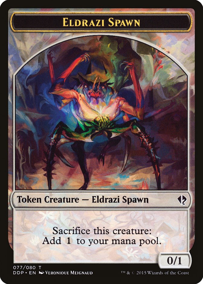 Eldrazi Spawn Token (077/080) [Duel Decks: Zendikar vs. Eldrazi] | The CG Realm