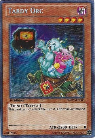 Tardy Orc [GAOV-EN085] Secret Rare | The CG Realm