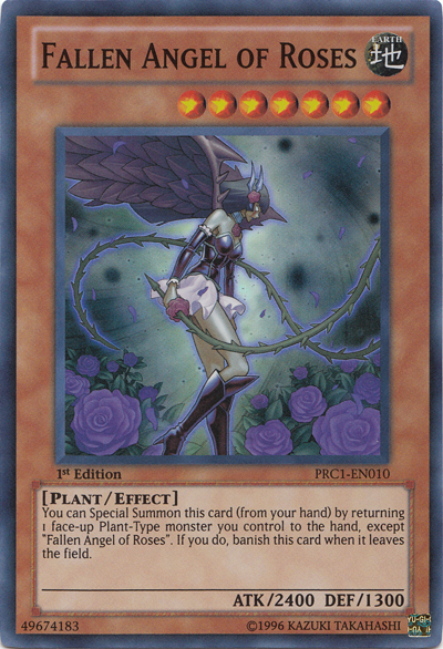 Fallen Angel of Roses [PRC1-EN010] Super Rare | The CG Realm
