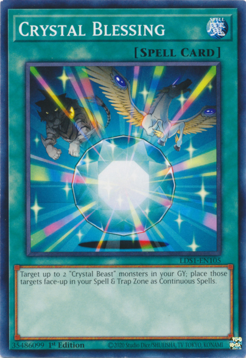 Crystal Blessing [LDS1-EN105] Common | The CG Realm