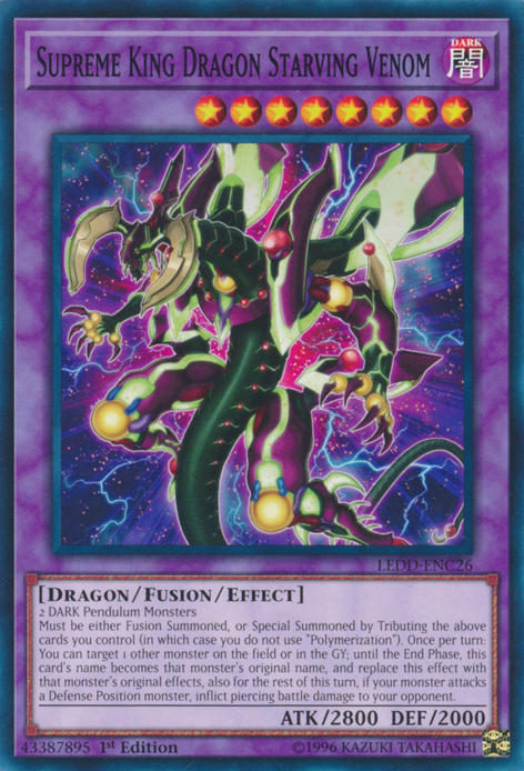 Supreme King Dragon Starving Venom [LEDD-ENC26] Common | The CG Realm