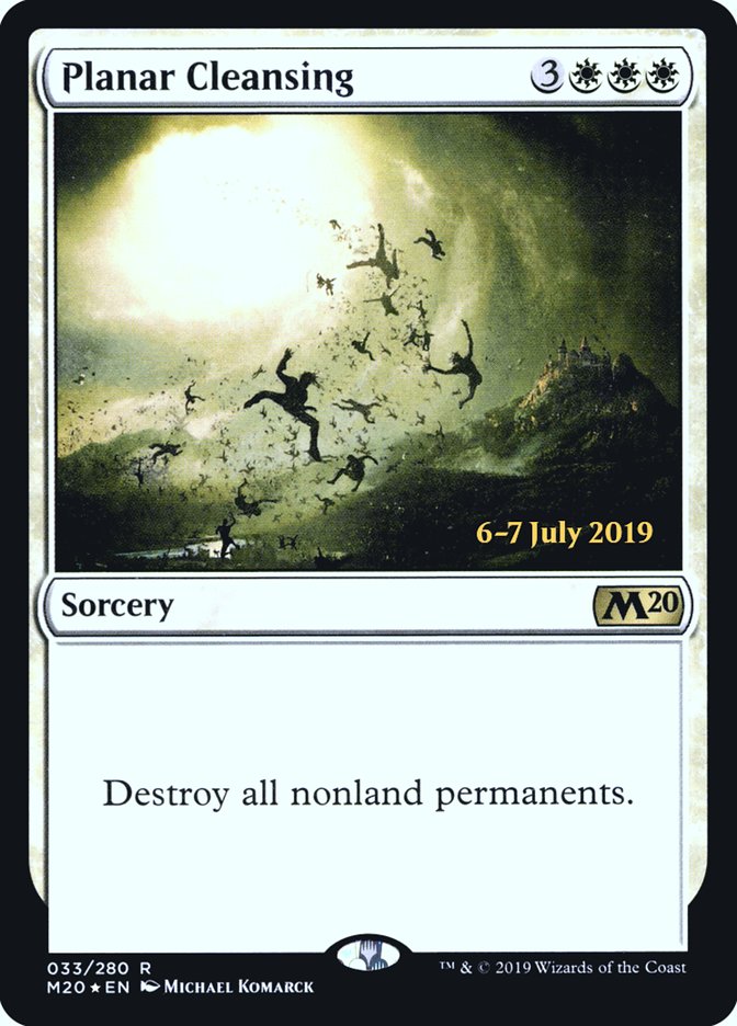 Planar Cleansing [Core Set 2020 Prerelease Promos] | The CG Realm