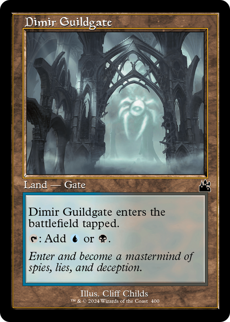 Dimir Guildgate (Retro Frame) [Ravnica Remastered] | The CG Realm