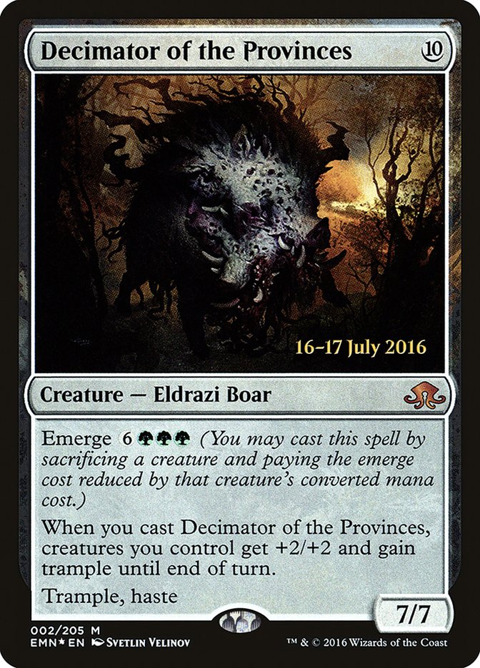Decimator of the Provinces [Eldritch Moon Prerelease Promos] | The CG Realm