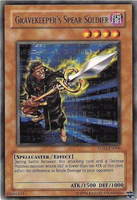 Gravekeeper's Spear Soldier [TU02-EN006] Rare | The CG Realm