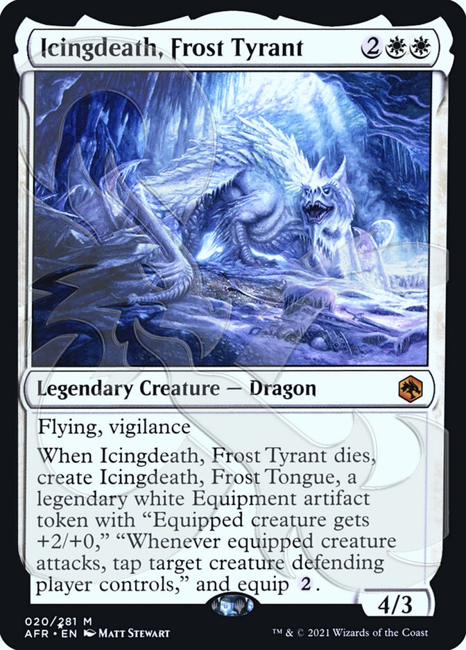 Icingdeath, Frost Tyrant (Ampersand Promo) [Dungeons & Dragons: Adventures in the Forgotten Realms Promos] | The CG Realm
