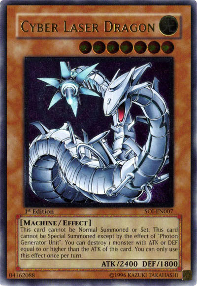 Cyber Laser Dragon (UTR) [SOI-EN007] Ultimate Rare | The CG Realm