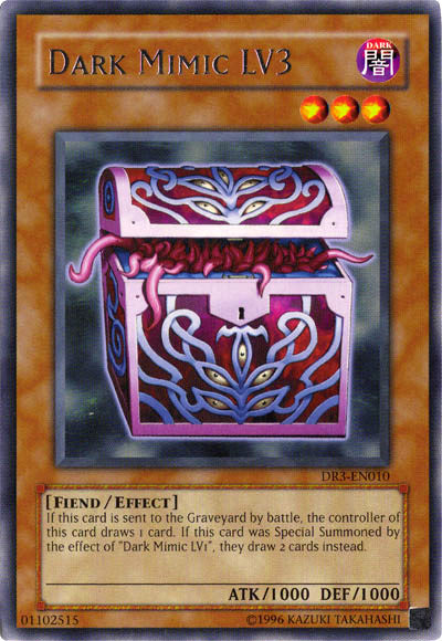 Dark Mimic LV3 [DR3-EN010] Rare | The CG Realm
