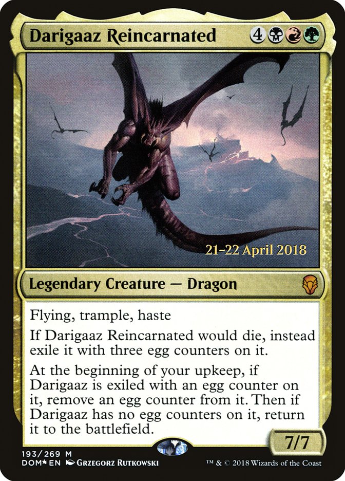 Darigaaz Reincarnated [Dominaria Prerelease Promos] | The CG Realm