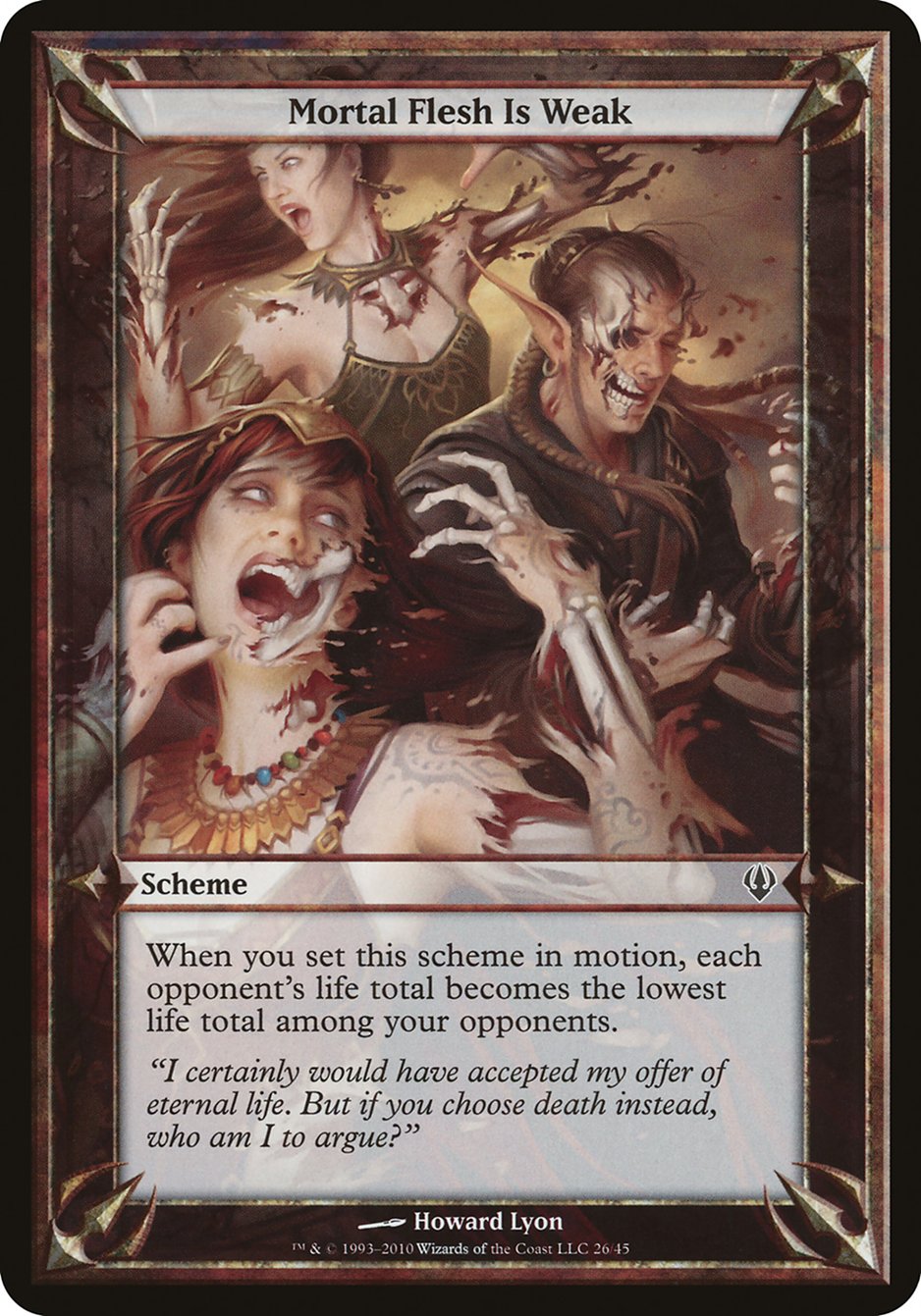 Mortal Flesh Is Weak (Schemes) [Archenemy Schemes] | The CG Realm