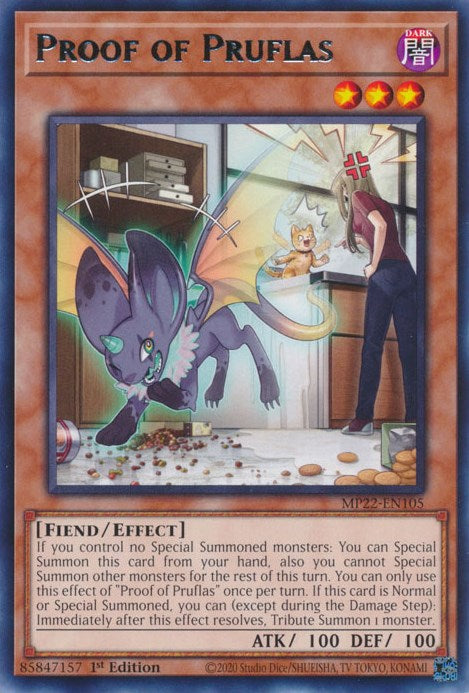 Proof of Pruflas [MP22-EN105] Rare | The CG Realm
