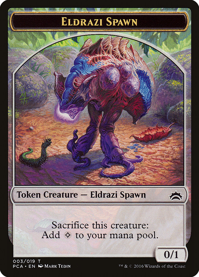 Eldrazi Spawn Token (003/019) [Planechase Anthology Tokens] | The CG Realm