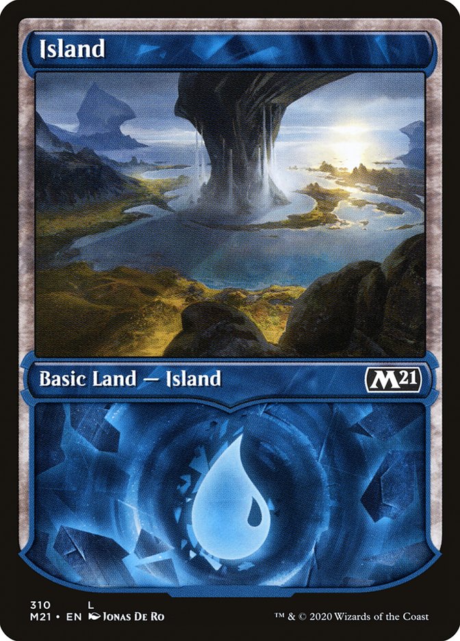 Island (310) (Showcase) [Core Set 2021] | The CG Realm