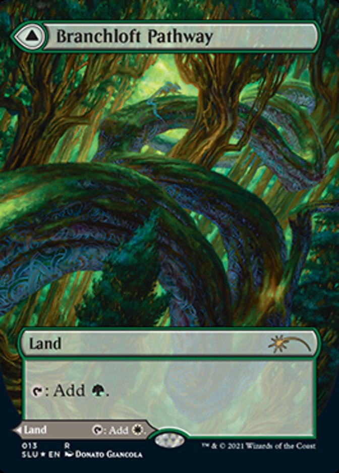 Branchloft Pathway (Borderless) (SLU-013) - Secret Lair: Ultimate Edition: (Showcase) Foil