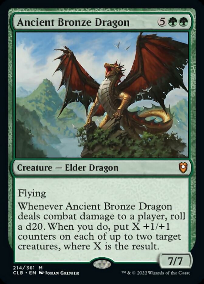 Ancient Bronze Dragon [Commander Legends: Battle for Baldur's Gate] | The CG Realm