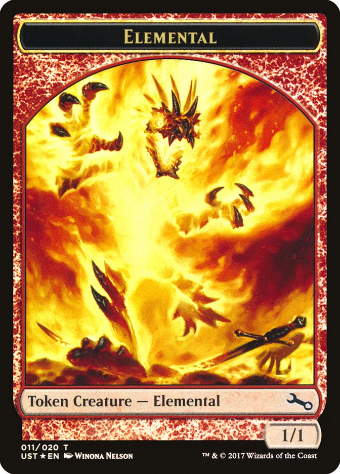 Elemental Token (011) (UST-011) - Unstable Tokens Foil