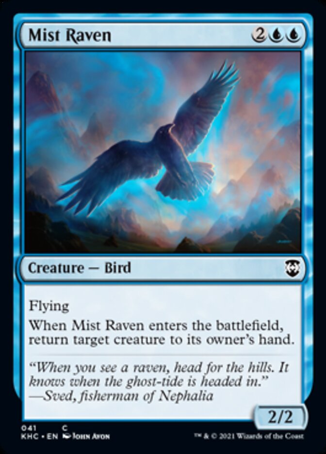 Mist Raven [Kaldheim Commander] | The CG Realm