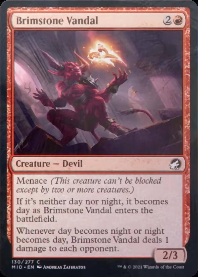 Brimstone Vandal [Innistrad: Midnight Hunt] | The CG Realm