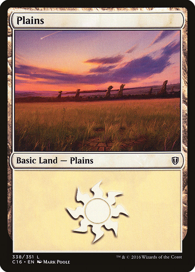 Plains (338) [Commander 2016] | The CG Realm