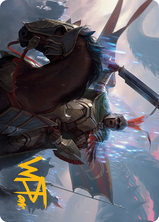 Marshal of Zhalfir Art Card (Gold-Stamped Signature) [March of the Machine Art Series] | The CG Realm