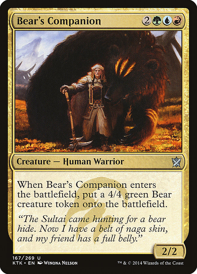 Bear's Companion [Khans of Tarkir] | The CG Realm
