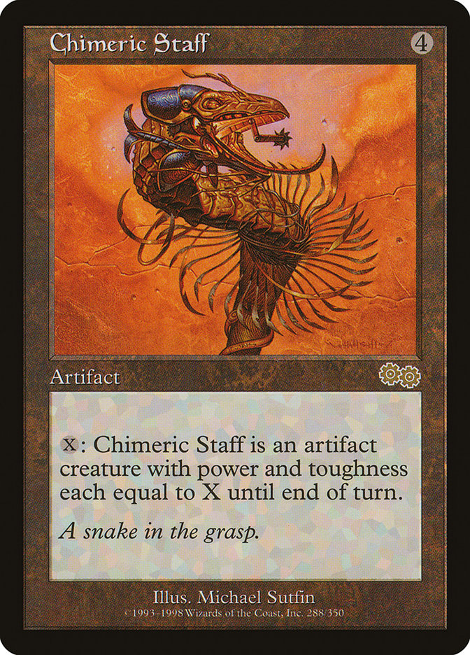 Chimeric Staff [Urza's Saga] | The CG Realm