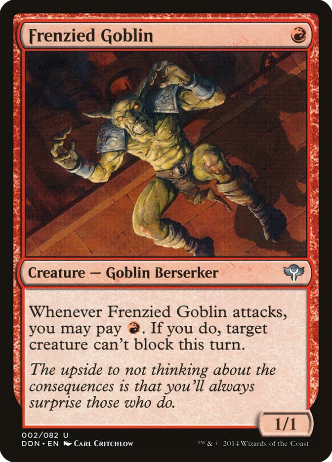 Frenzied Goblin [Duel Decks: Speed vs. Cunning] | The CG Realm