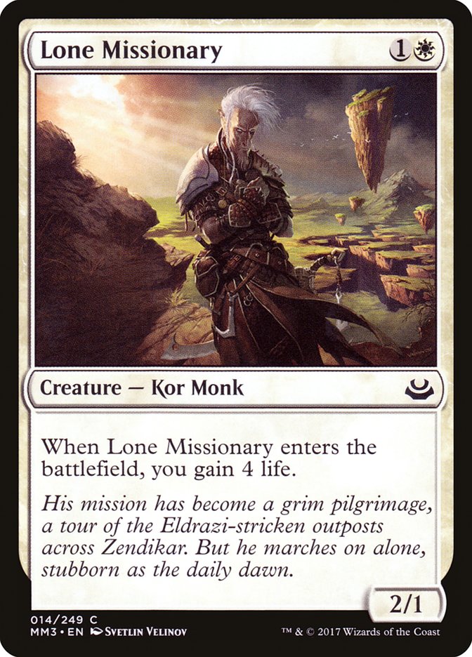 Lone Missionary [Modern Masters 2017] | The CG Realm